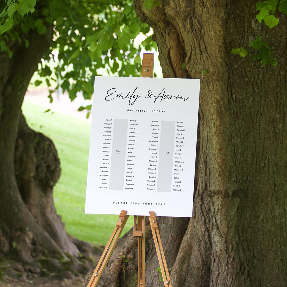 Two Table Banquet Table Seating Plan