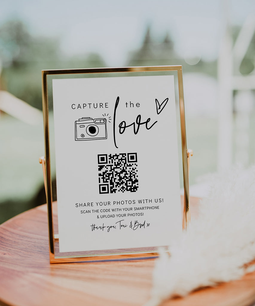 Sign Capture the Love QR code