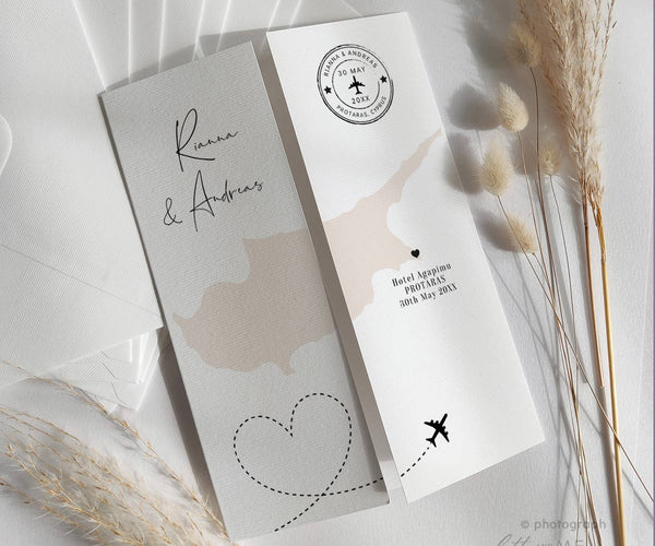 Cyprus Wedding Invitation