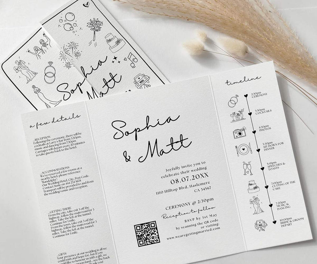 Doodle Wedding Invitations
