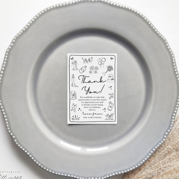 Doodle Thank You Cards