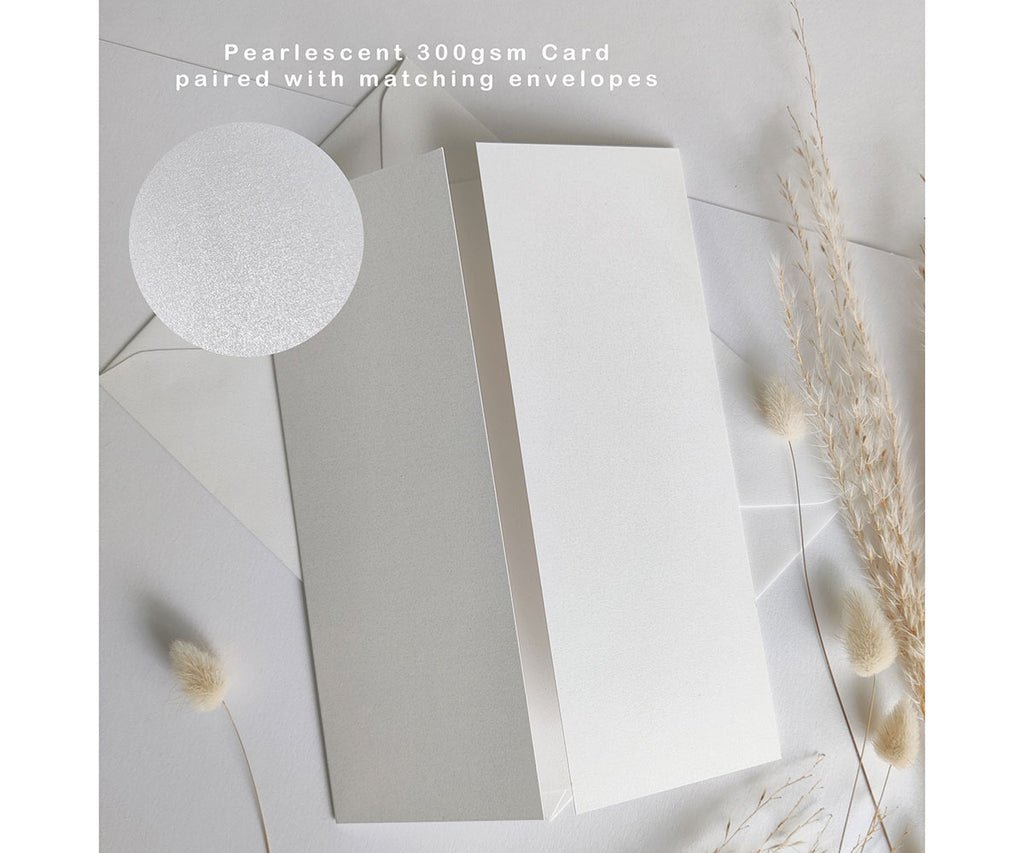 Pearlescent Gatefold Invitations