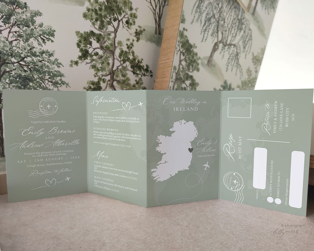 Passport Wedding Invitations