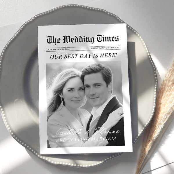 Wedding Newspaper