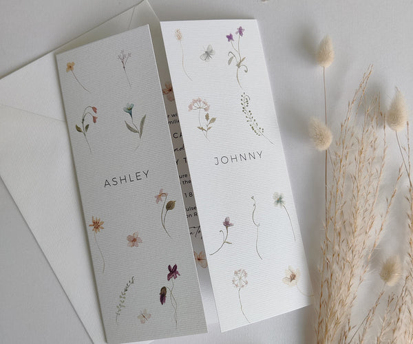 Wildflower Wedding Invitations